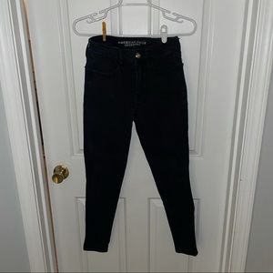 Like New AEO black jeans size 2